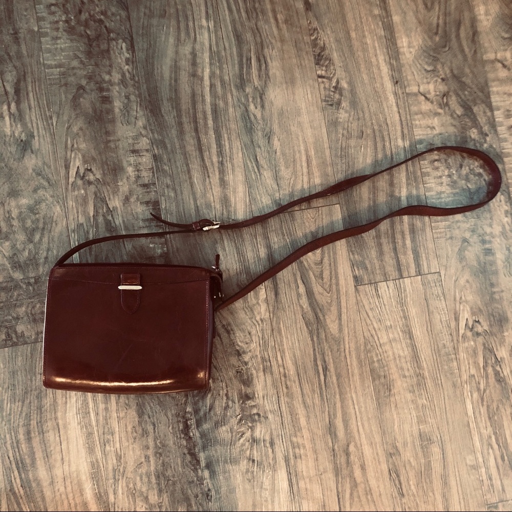 PERRY ELLIS Brown Portfolio Purse